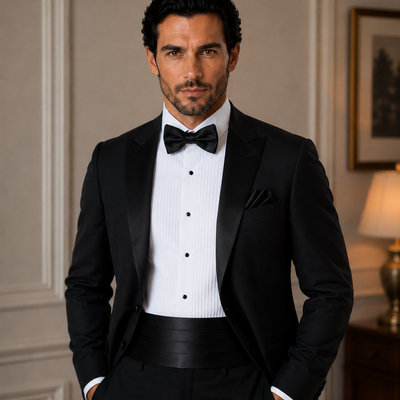 Insta Slim® Cummerbund, Bow Tie & Pocket Square Set 155488