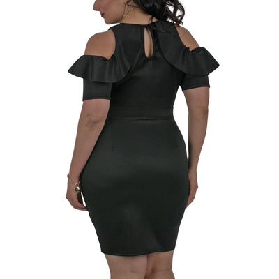 Curvy Plus Size Short Fashion Dress 3532017C