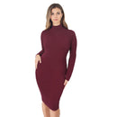 Elegant Long Sleeve Turtle Neck Dress 153052, Detroit, Michigan, MI