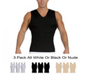 3 Pack Insta Slim Compression Sleeveless V-Neck Tank VS00N3, Buena Park, California, CA