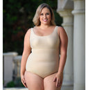 Instant Figure Curvy Plus Size Tank Brief Bodysuit WBS006C