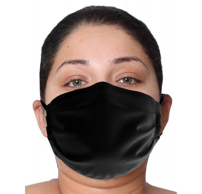 3 Pack Reusable Cotton Black Face Mask 144M2173
