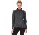 Activewear Zip up Long Sleeve Jacket in Grey/Black - 153400