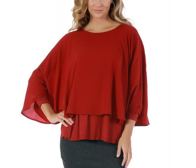 Poncho Top with Boatneck 153661