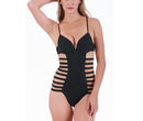 Brazilian style 1PC Swimsuit W/Strappy Sides 153721