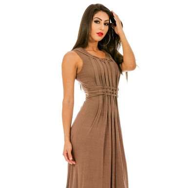 Sleeveless Maxi Dress with Lattice Front 153740, Lebanon, Pennsylvania, PA