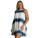 Short A-Line Dress w/Tie-Dye stripes 1538682