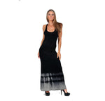 Studded Maxi Dress with Tie-Dye Hem 153999, Houston, Texas, TX