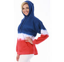 American Flag Unisex Pullover Tie Dye Hoodie - 155008