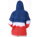 American Flag Unisex Pullover Tie Dye Hoodie - 155008