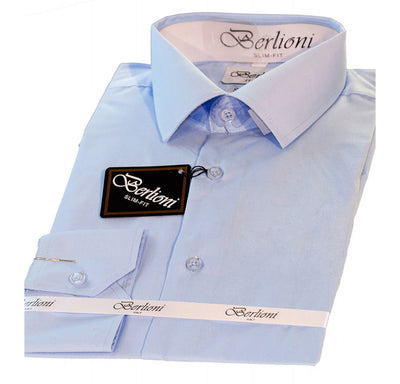 Berlioni Slim Fit Solid Shirt 155304