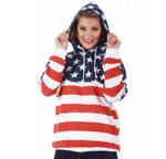 American Flag Unisex  Pullover Hoodie  155455, Saint Louis, Missouri, MO