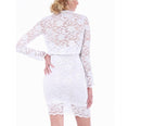 InstantFigure Two-Piece Short Lace Dress W/Matching Lace Jacket 157693