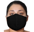 Reusable Fully Lined Cotton Black Face Mask - 168M2181