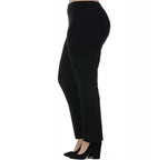 InstantFigure Curvy Plus Size Straight Leg Pant with Slit 16801MC, Huntington Beach, California, CA