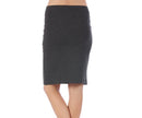 InstantFigure Short Pencil Skirt W/Elastic Waist 168024