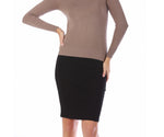 InstantFigure Short Pencil Skirt with Back Zip 16807M