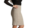 InstantFigure Short Pencil Skirt with Back Zip 16807M