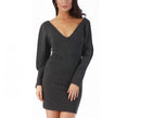 InstantFigure Short dress w/slit long sleeves 168247