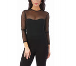 InstantFigure Bodysuit Mesh Yoke Long Sleeve 168612, Centennial, Colorado, CO