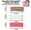 Paquete de 3 mascarillas reutilizables para la cara de tela de mascarilla Unsex 168M2173