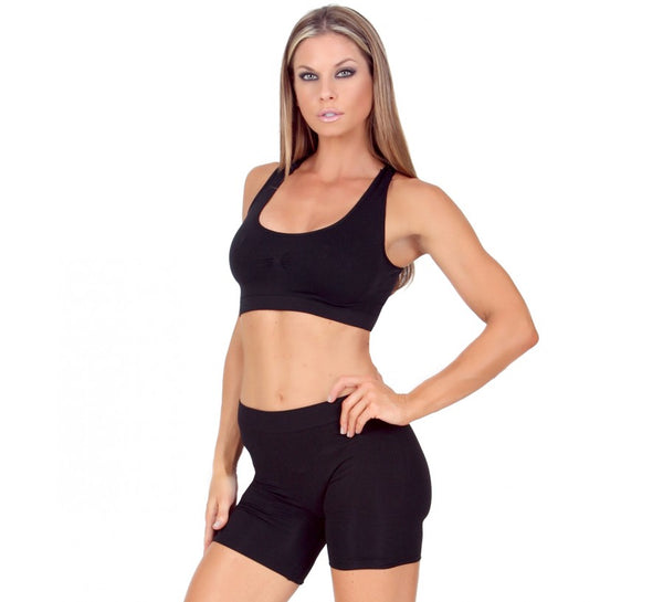Activewear Seamless Sports Racer Back Crop Top 253119, West Loop, Chicago, IL