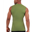 Insta Slim ISPro USA Camisa de compresión media sin mangas con cuello redondo alto - 2MAT018
