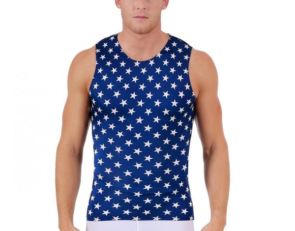 Insta Slim Big & Tall Stars Activewear Crew-neck 4TAT0N1BT, West Hollywood, California, CA
