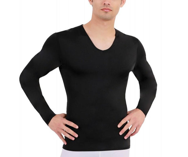 Insta Slim Big & Tall Medium Compression Long Sleeve V-Neck 2VLST01BT, Lake Forest, California, CA