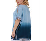 Curvy Plus Size Tie Dye Caftan Fashion Top 3532488C, Phoenix, Arizona, AZ