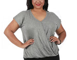 Top w/Front Overlap & Lace Inset 3533248