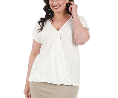 Top w/Front Overlap & Lace Inset 3533248