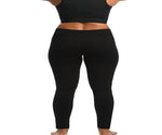 InstantFigure Curvy Plus Size  Hi-Waist Stretch Leggings-No Side Seams - 168PL028C, Arlington, Texas, TX