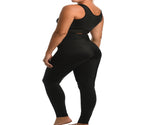 InstantFigure Plus Size Compression Hi-waist leggings 1WPL028C, Hammond, Indiana, IN