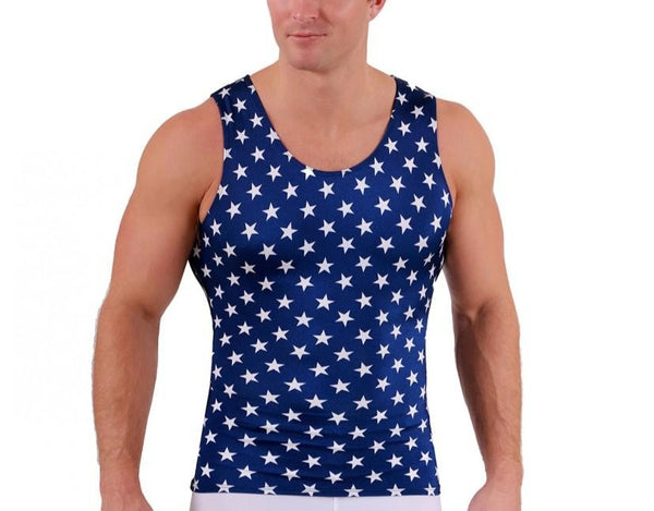 Insta Slim USA Stars Activewear Muscle Tank 4MAT001, Leawood, Kansas, KS