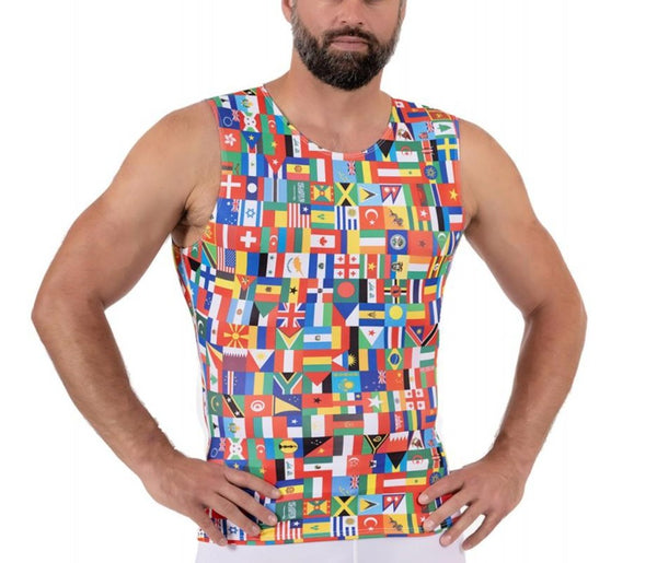 Insta Slim Big & Tall Flags Activewear Sleeveless Crew neck 5TAT0N1BT, Memphis, Tennessee, TN