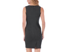 InstantFigure Short Square-neck Sleeveless Panel Dress 168033