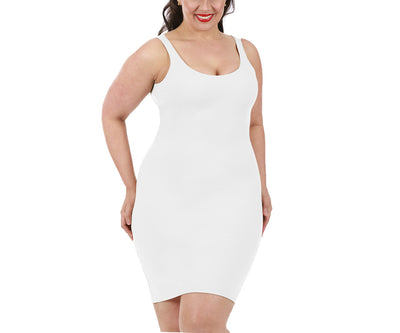 InstantFigure Slip Tank Dress Curvy Plus Size Shapewear WD40031C