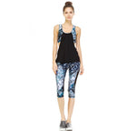 Activewear Racerback Crop Top w/Black Overlay 1531405, Rocky Mount, North Carolina, NC