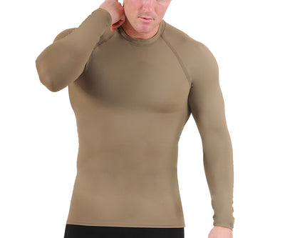 Insta Slim I.S.Pro USA Medium Compression Raglan Long Sleeve T-Shirt W/Top Stitch - 2MAT010