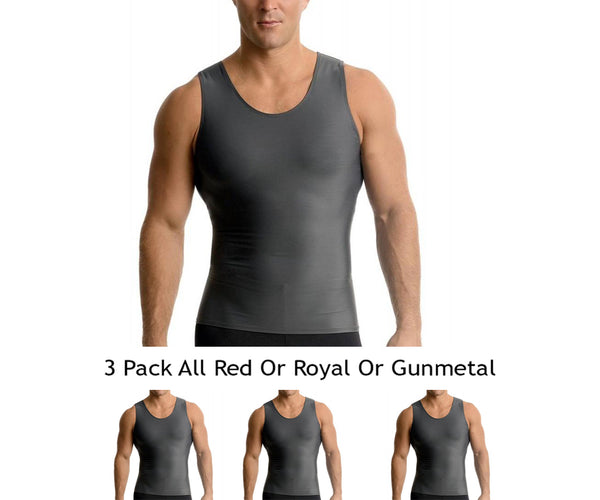 3-Pack Insta Slim USA Activewear High Compression Muscle Tank MA0003, Riverside, California, CA