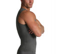 Insta Slim I.S.Pro USA Activewear Compression Muscle Tank W/Hook & Loop Shoulders MA00V1