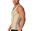 Insta Slim I.S.Pro USA Activewear Compression Muscle Tank W/Contrast Stitching MA0221