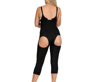 InstantRecoveryMD Under bust Pant Bodysuit w/front zip & Open Buttocks MD224
