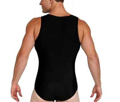 InstantrecoveryMD Men's Compression Sleeveless Bodysuit Brief W/Front Zip MD301