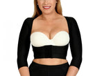 InstantRecoveryMD Compression Shapewear Underbust Crop Top W/Bust Zip Front MD208