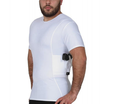 I.S.Pro Tactical Compression Undercover Concealed Carry Holster Crew Neck Shirt MGC018