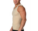 Camiseta sin mangas de compresión Insta Slim ISPro USA con hombros con gancho y bucle MS00V1