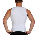 Camiseta sin mangas de compresión Insta Slim ISPro USA con hombros con gancho y bucle MS00V1