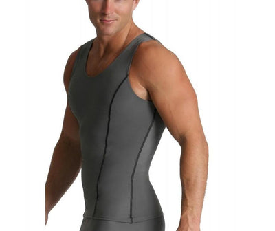 Insta Slim I.S.Pro USA Activewear Compression Muscle Tank W/Contrast Stitching MA0221